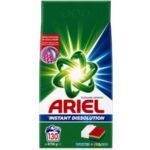 ARIEL Instant Dissolution Whites+Colors veļas mazgāšanas pulveris (130x) 9,75kg