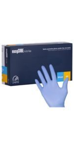 EASYCARE Nitrile cimdi bez pūdera, zili, M, 100gab