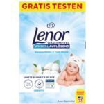 LENOR Sensitive veļas pulveris ar kokvilnas ziedu un gardēniju aromātu (23x) 1,265kg