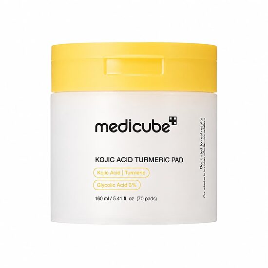 Medicube – Kojic Acid Turmeric Pad, 160ml (70 pads)