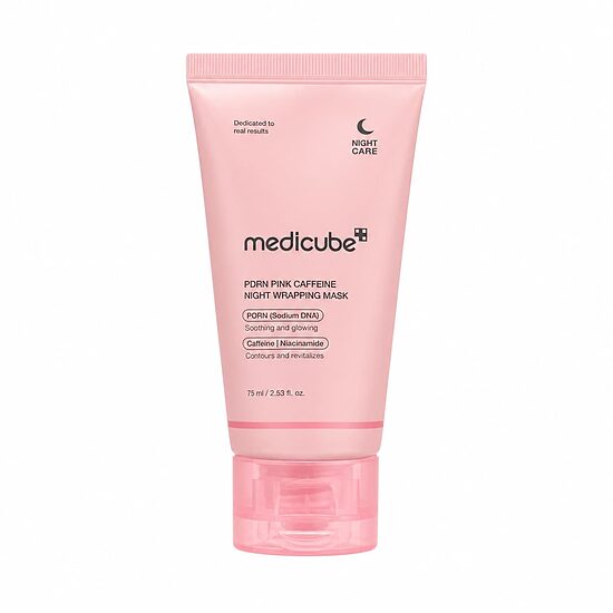 Medicube – PDRN Pink Caffeine Night Wrapping Mask, 75ml