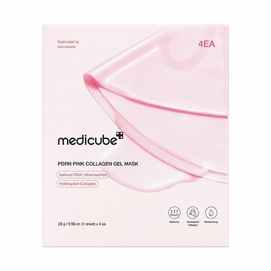 Medicube – PDRN Pink Collagen Gel Mask, 4 sheets