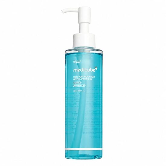 MEDICUBE Zero Pore Blackhead Deep Cleansing attīroša hidrofilā eļļa sejas ādai 205ml